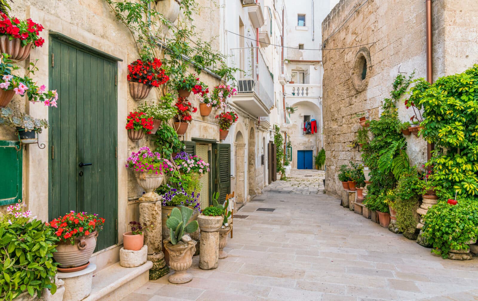 Scenic summer sight in Monopoli, Bari Province, Puglia