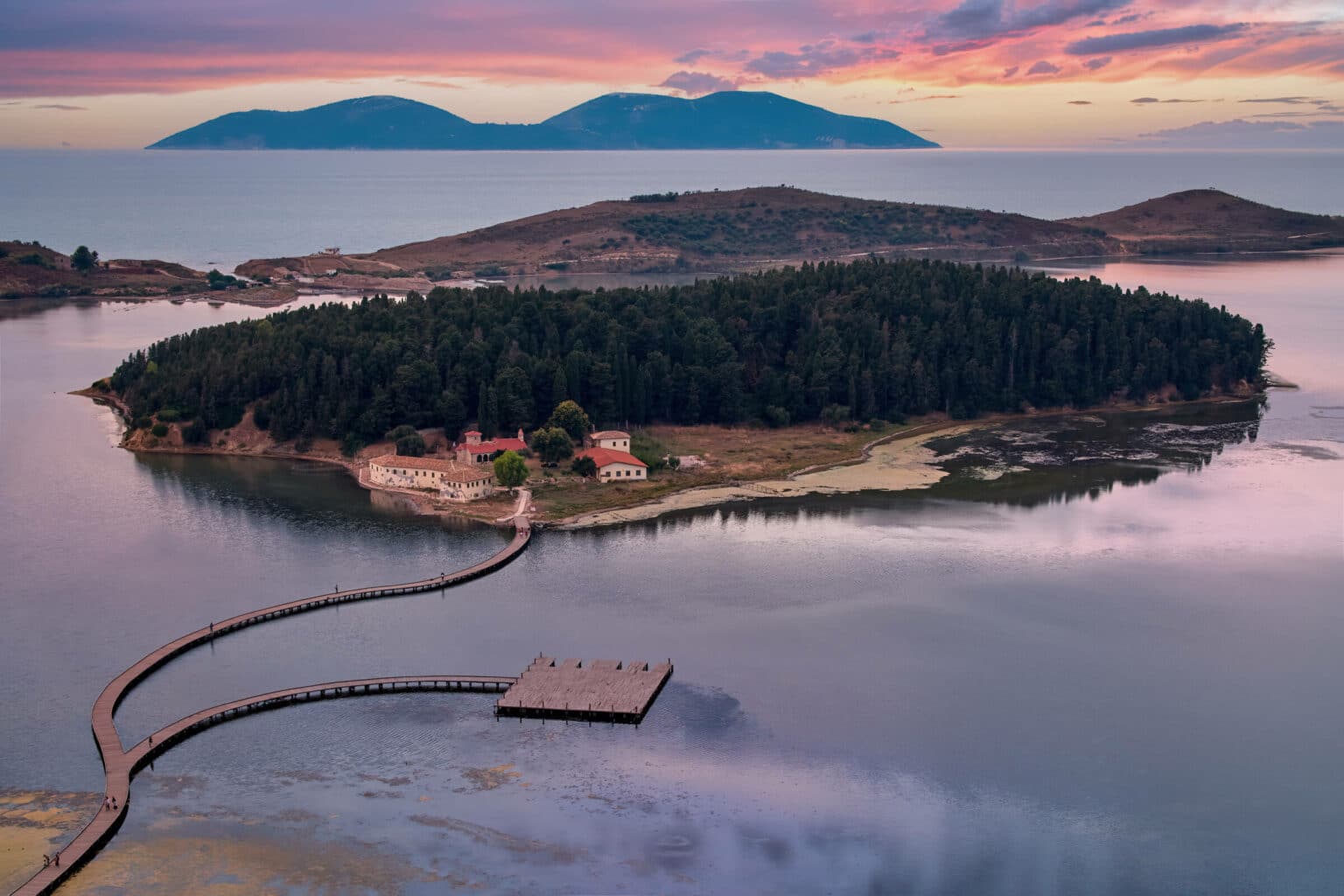 St. Mary's Monastery and Zvërnec island