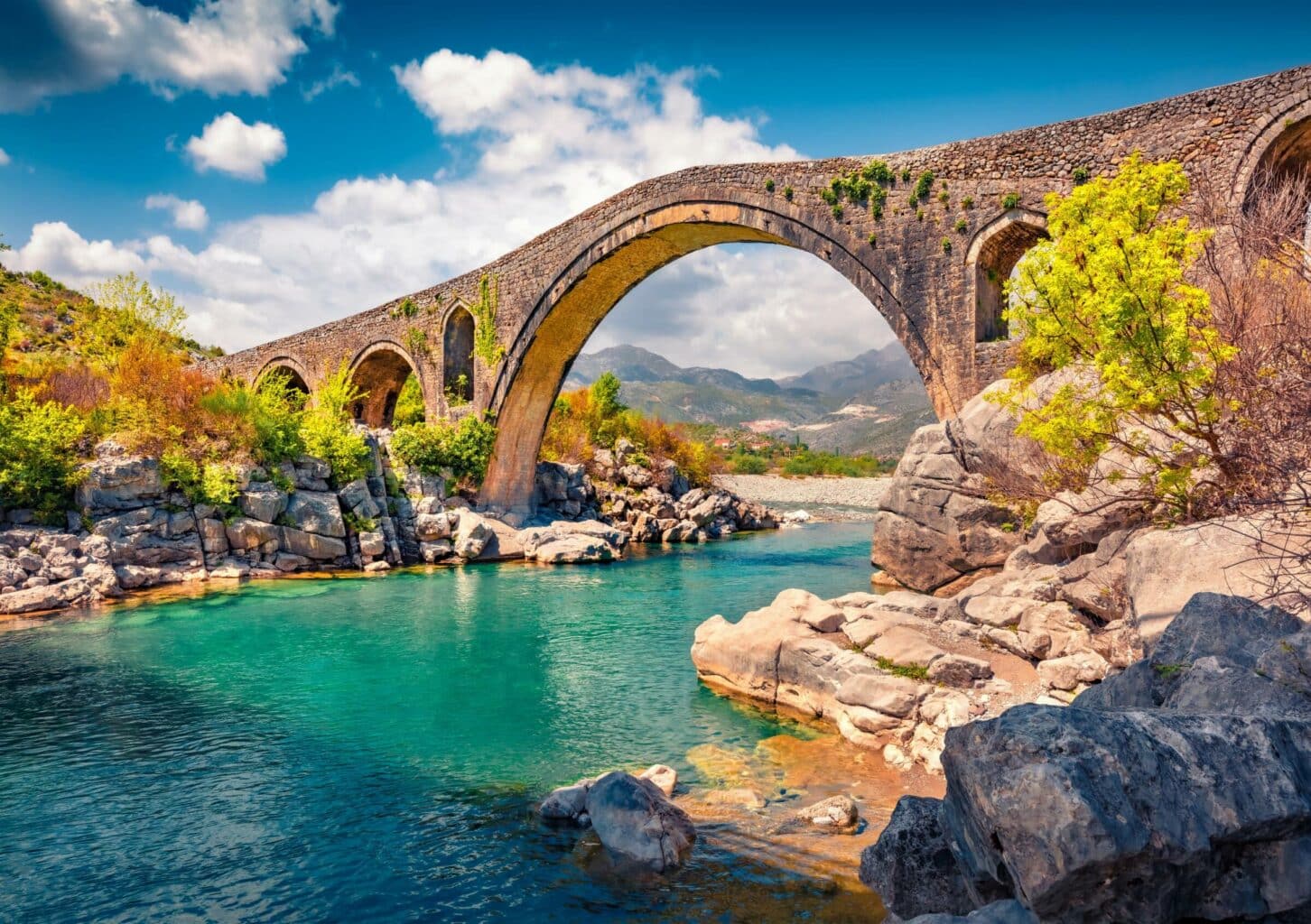 Old Mes Bridge, Shkodra, Albania