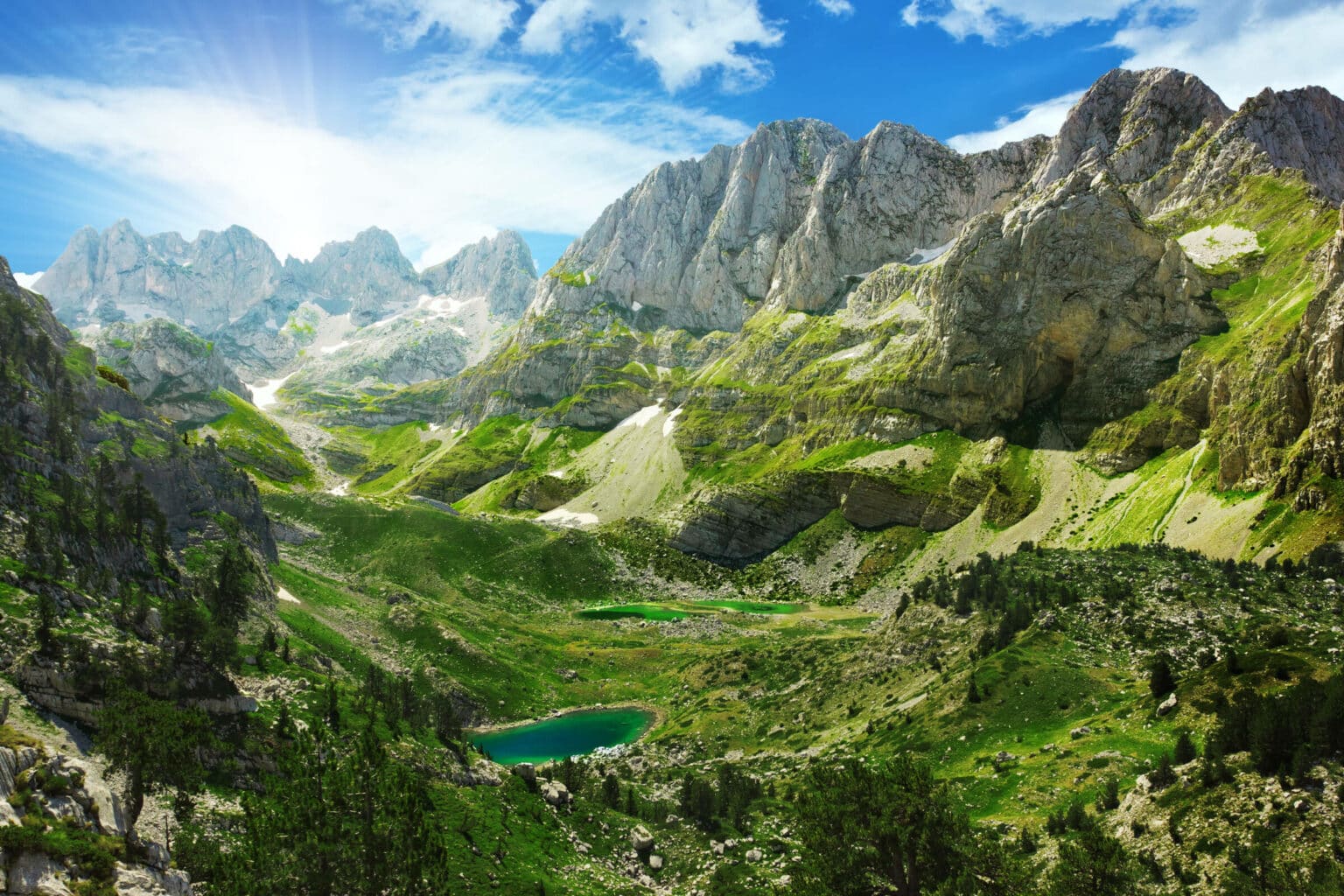 Picturesque Albanian Alps