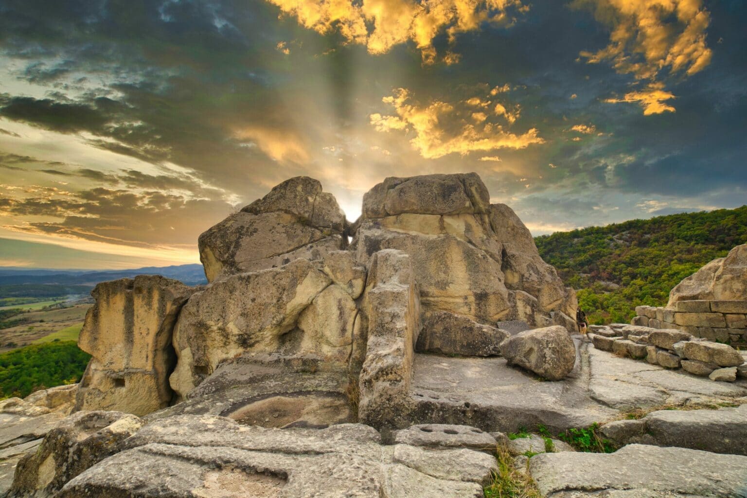 The ancient Thracian city of Perperikon, Bulgaria