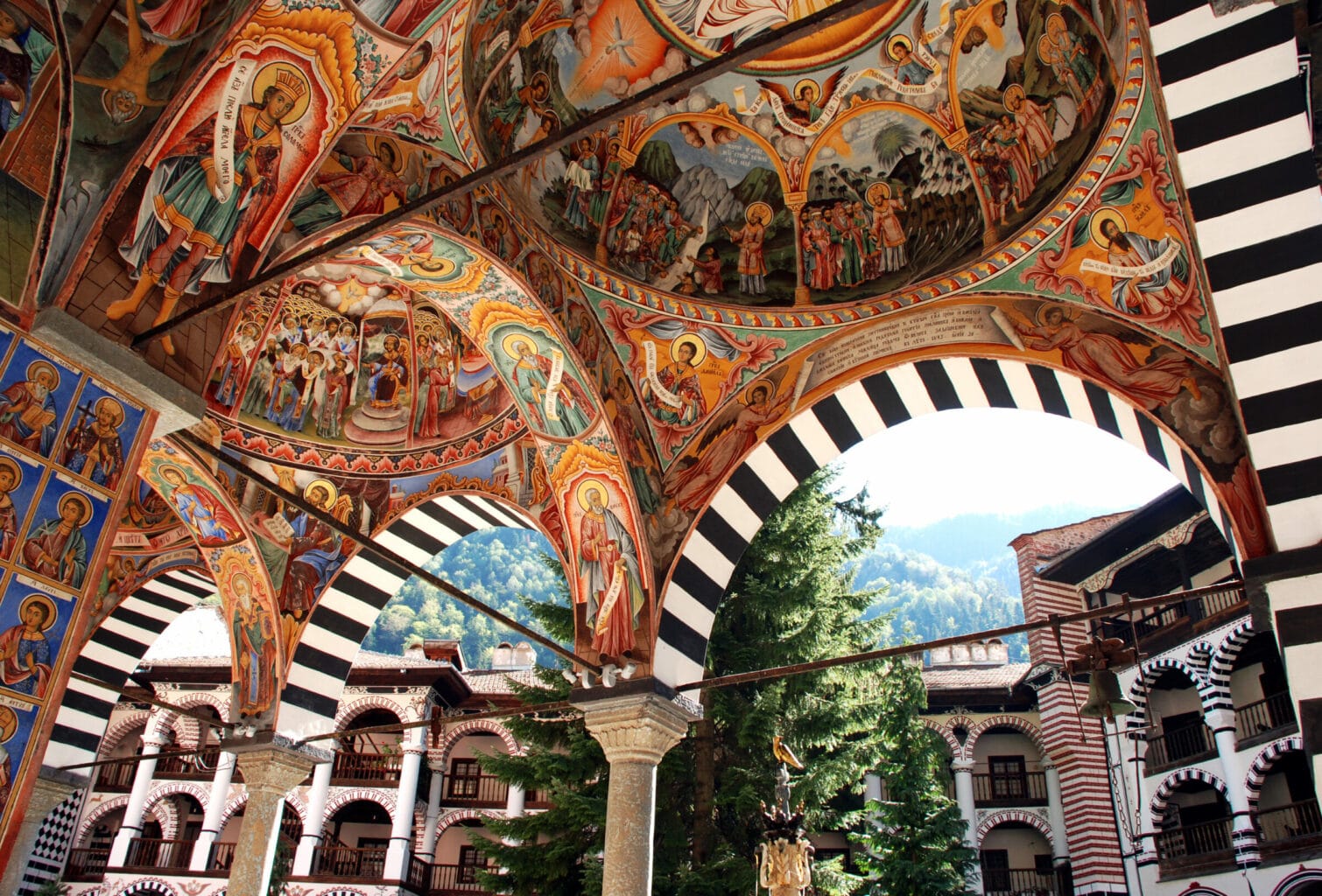 UNESCO Rila Monastery frescoes, Bulgaria