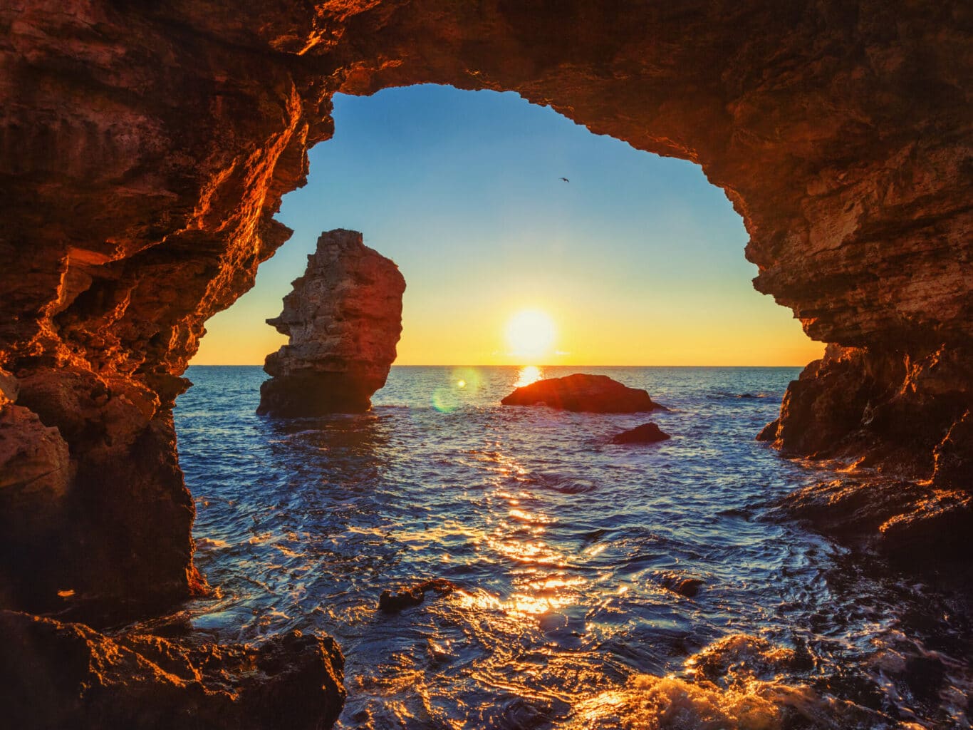 Sunrise over the Black Sea, Tyulenovo, Bulgaria