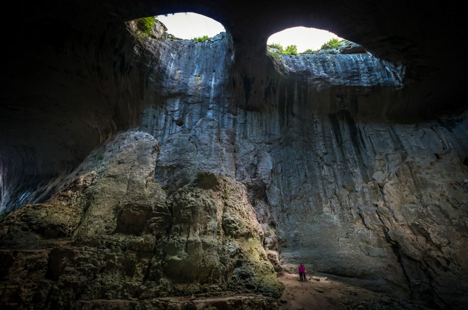 God's eyes, Prohodna cave, Bulgaria