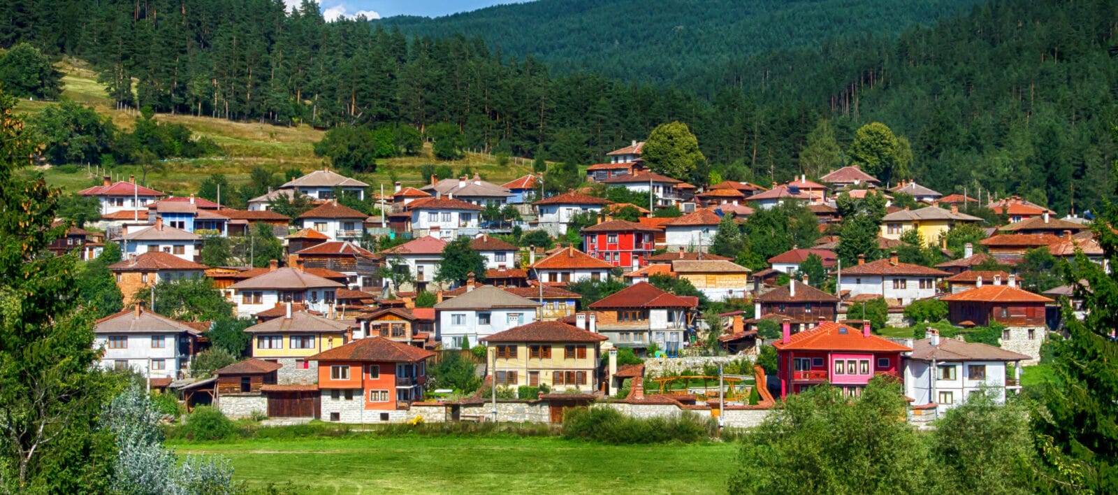 Koprivshtitsa known as one of the most beautiful village in Bulgaria. cropped