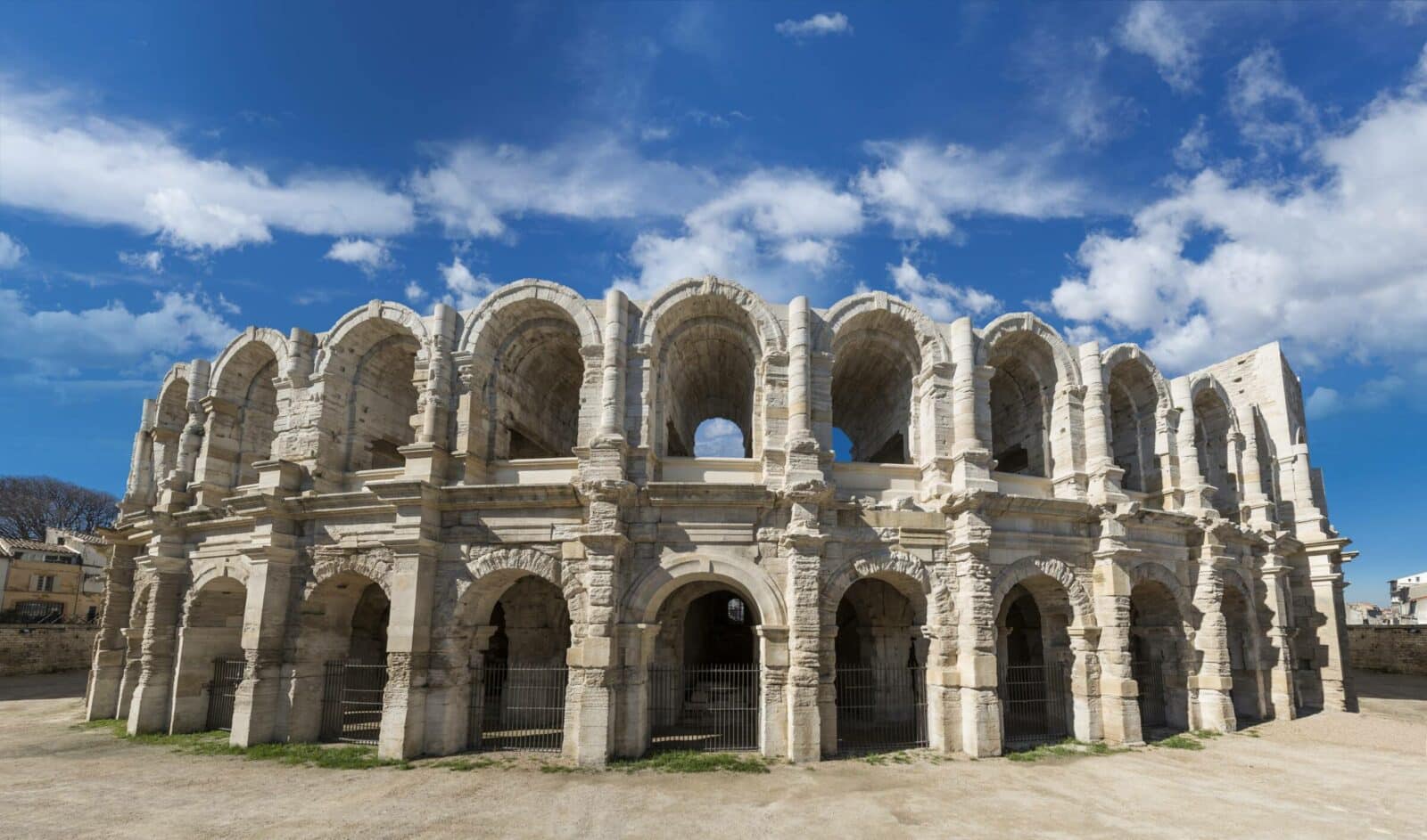 The Roman Amphitheatre in Arles, Provence, France